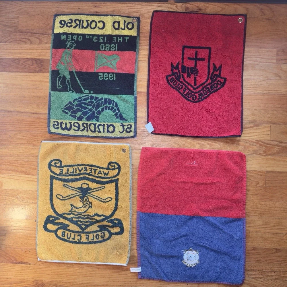 4 VTG Golf Bag Towels Donegal Old Course 123rd Open Waterville Cylouth Golf Club